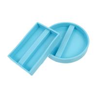 BESTOMZ 2pièces Moule Silicone DIY pour Porte-cartes de Visite Moule Époxy Non Collant pour Création Artisanale Support Cartes Minimaliste Personnalisable