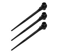 BESTOMZ 3 Pièces liquet Double 19mm X 22mm, Queue Pointue, Acier | Double Extrémité, Fonction Bidirectionnelle, Prise Ergonomique Compacte, pour Chantier et Échafaudage