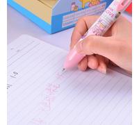 BESTOMZ 3 Pièces Stylo à Bille 7 Couleurs 0,5mm en Plastique Dessin Animé | 7 Encres, 3 Styles Cartoon, Changement de Couleur Facile, pour Art et Craft, Université Couleur Aléatoire