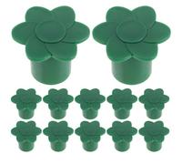 BESTOMZ 40pcs Capuchons de Protection en Plastique Vert pour Tiges de Bambou, Installation Facile et Décorative, pour Jardin et Espaces Privés