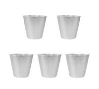 BESTOMZ 5 Pièces Moule à Gâteau Mini Fleur Cannelé en Alliage D’aluminium | Surface Antiadhésive, Cuisson Homogène, Réutilisable, pour Soufflé et Cupcakes, Usage Quotidien
