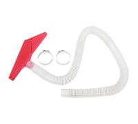 BESTOMZ Accessoire de Scie sur Table Capot Anti-poussière en Plastique Rouge, Tuyau D'aspiration Flexible Pvc 50mm, Système D'extraction de Poussière pour Atelier de Menuiserie