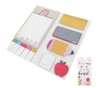 BESTOMZ Blocs-notes Autocollants Cartoon à Forte Adhérence, Papier | Design Portable et Repositionnable, Usage Bureau et Boutique, Accessoire de Note Pratique au Quotidien