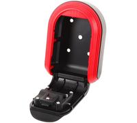 BESTOMZ Boîte à Clés à Code 4 Chiffres ABS Rouge pour Bureau Chantier | Sécurité, Design à Combinaison, Usage Pratique, Boîte Portable, pour Porte, Maison, Hôtel, Intérieur