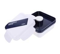 BESTOMZ Boîte à Lunch Bento Carrée Micro-ondable en PP Couvercle | Portable, Confortable à Tenir, Qualité Alimentaire, pour Bureau et École, Silicone, Récipient Pratique