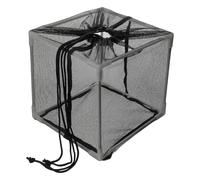 BESTOMZ Boîte de Filtre pour Pompe de Bassin, Cage en Plastique Noir | Maille Polyester Haute Densité, Usage Bassin de Jardin et Extérieur, Entretien Réduit, pour Pompes Externes