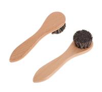 BESTOMZ Brosse à Poils Doux pour Petits Animaux 2pcs avec Manche en Bois, Brosse de Toilettage pour Lapins, Hamsters et Cochons D'inde