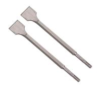 BESTOMZ Burin Plat Hexagonal en Acier 2 Pièces pour Perforateur Électrique, de Surface et Polissage Fin, pour Murs en Brique et Pierre