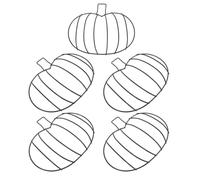 BESTOMZ Cadre de Couronne en Fer Noir de Citrouille pour Halloween et Automne, Surface Lisse et Maintien Forme, Décoration Extérieure Unique et Charmante