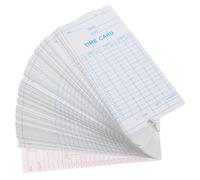 BESTOMZ Cartes de Pointage pour Gestion des Présences 100pcs en Papier et Suivi des Employés Enregistrement Temps en Restaurants