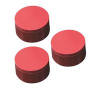 BESTOMZ Coffret à Offrir 3pcs Boîtes à Bonbons en Étain Rouge Pratiques et Pratiques pour Mariage et Fêtes à Thème