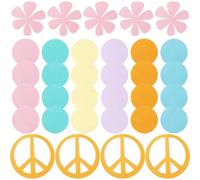 BESTOMZ Confettis Ambiance Joyeuse et Colorée en Carton 100 Pièces en Papier Arc-en-ciel pour Décoration de Fête Shower et Anniversaire