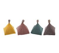 BESTOMZ Désodorisant en Toile de Jute en Charbon de Bambou Actif Sachet Pyramidal 200g Absorbeur D'odeurs Naturel et Purificateur D'air pour Maison et Voiture