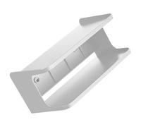 BESTOMZ Étagère Murale pour Organiser Efficacement Votre Espace de Rangement de Salle de Bain à Double Couche en ABS Blanc Légère et Résistante