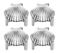 BESTOMZ Éteignoir à Bougie pour Extinction des Petites Bougies et Bougies Chauffe-Plat en Métal Argenté Accessoire Décoratif pour Usage Domestique