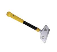 BESTOMZ Grattoir à Mastic Ergonomique en Alliage D'aluminium, Lame de Pelle Robuste pour Grattage de Peinture et Nettoyage de Portes, Outil de Nettoyage à Long Manche