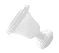 BESTOMZ Jardinière de Porche en Plastique Blanc, 1 Set Décoratif