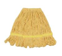 BESTOMZ Lingette de Remplacement pour Balai-serpillière en Coton Absorbant, Haute Densité, Solide, Couleur Jaune, Accessoire Pratique pour Nettoyage de Sols en Bois et Carrelage, Usage