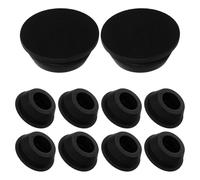 BESTOMZ Lot de 10 Bouchons de Drainage Climatiseur Mobile en Caoutchouc Noir 20mm, Faciles à Installer pour Protéger L'unité Extérieure, Chic et Pratique, pour Sandales Femme