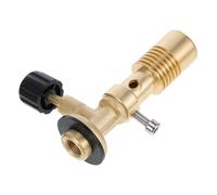 BESTOMZ Mini Bec Bunsen Portable en Laiton Or, Tête de Brûleur à Gaz Multifonction pour Combustion et Chauffage, Brûleur Bunsen Réglable pour Laboratoire
