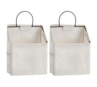BESTOMZ Organisateur Mural Suspendu Grandes Latérales 2pcs en Tissu et Poche Principale Ouverte pour Rangement