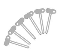 BESTOMZ Outil de Compression de Tubes en Métal 6 Pièces, Presse-Tube pour Dentifrice et Pâte, Adapté pour Maison et Voyages