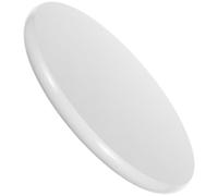 BESTOMZ Partie Assise Ronde de Tabouret en Bois, Remplacement Stable | Blanc, Structure Renforcée, Confort Ergonomique, pour Salles à Manger et Autres Espaces de Repas