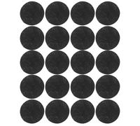 BESTOMZ Patin Antidérapant pour Usage Résidentiel et Professionnel 20 Pièces Rond en Tissu Non Tissé Protège Surfaces et Empêche la Perte de Terre pour Pots de Fleurs Noirs