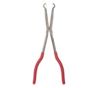 BESTOMZ Pince à Creuset Haute Température à Poignée Antidérapante | Acier au Carbone, Tête Épaissie et Bras Long, pour Métal et Creuset en Fusion, Verrerie et Analyse