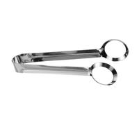 BESTOMZ Pinces à Œufs en Acier Inoxydable Légères et Faciles à Nettoyer Cuisine et Pique-niques en Plein Air, Ustensile Multifonction pour Œufs et Snacks Argenté