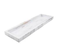 BESTOMZ Plateau De Service Rustique en Bois, Long Et Rectangulaire, Idéal pour Les Apéritifs, Les Fêtes Et Les Tables. Parfait pour Décorer Un Coin Repas, Un Plateau De Service Ou Un
