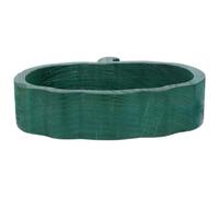 BESTOMZ Plateau en Bois Facile à Nettoyer Multifonctionnel Bol Décoratif de Citrouille Vert pour Fruits et Desserts Cuisine