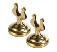 BESTOMZ Porte-numéros Lot de 2 Pièces de Table en Métal Doré, Design Compact et Stable, Forme en U Élégante pour Hôtel et Fête d'anniversaire