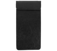 BESTOMZ Presse-papiers Noir en Pu Portable et Facile à Transporter pour Restaurant, Support D'écriture Pratique Clip pour Commandes et Notes