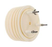 BESTOMZ Protection Conception Anti-pluie pour Capteurs Météorologiques en Plastique Beige Boîtier à 6 Couches à Persiennes et Bouclier Climatique pour Usage Extérieur