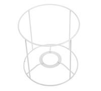 BESTOMZ Support Suspendu E27 en Métal Robuste Cadre Abat-jour Vintage pour Lampe de Table, Structure Cage Filaire, pour Salon et Projet D'éclairage Maison