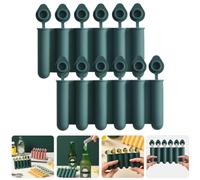 BESTonZON 2 Mini Bacs À Glaçons Avec Couvercle Mini Moule À Bâtons De Glace Longs Plateaux De Fabrication De Tubes De Glace En Silicone Moule À Bâtons De Glace Pour Bouteille D'eau Facile À