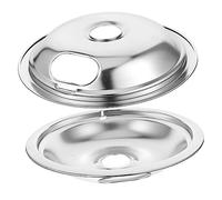 BESTonZON 2 Pièces Plateau de à pour Barbecue Électrique Tapis de Cuisson à Huile Couvercle de Brûleur de Cuisine