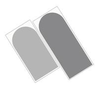 BESTonZON 2 Pièces Stickers Muraux Décoratifs en Pvc, Papier Peint Artistique en Arche, Adhésif Fort et Non Fissurable, Décoration Murale pour Chambre et Salle de Classe