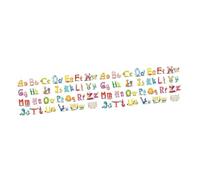 BESTonZON 2pièces Autocollants Alphabet Adhésifs Décoratifs Lettres Pour Mur Fenêtre Et Carrelage Stickers Éducatifs Et Chic