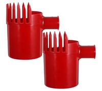 BESTonZON 2pièces Cueille-Fruits Et Cueille-Baies Cage Outil pour Cueillir Les Fruits Et Myrtilles Panier Inclus Râteau Et Peigne pour Récolte Facile Le Jardin