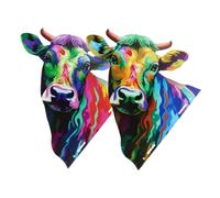 BESTonZON 2pièces Tête De Vache Métal Pour Décoration Murale Lot De Sculpture Murale