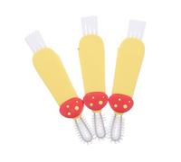 BESTonZON 3pièces Brosse de Nettoyage pour Biberons Lot de Kit de Nettoyage pour Couvercles de Tasses et Gobelets pour Bouteilles Eau et Biberons