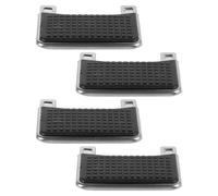 BESTonZON 4 Pièces Pédale Prolonge la Durée de Vie Poubelle en Plastique 3l-5l Noire pour Poubelle Cuisine Fonctionnement Mains Libres