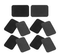 BESTonZON 5 Paires Bandes Auto-agrippantes Antidérapantes en PVC Noir | Pose Facile, Réutilisable Trace, Fixation Discrète pour Literie et Sols, Accessoire Pratique