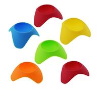 BESTonZON 6 Pièces Coquetiers En Silicone Range Oeufs Résistants À Haute Température Supports À Oeufs Non Toxiques Pour Petit-Déjeuner Brunch Déjeuner Et Présentation D'Oeufs À La Coque