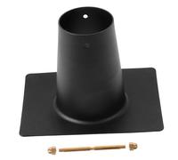 BESTonZON Adaptateur Professionnel pour Gouttière en Alliage d'Aluminium Noir Résistant à l'usure et la Décoloration pour Chaîne de Pluie Extérieur Jardin