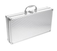 BESTonZON Boîte à Outils Aluminium Robuste avec Surface Dure Cadre Renforcé et Coins Protégés Mallette Portable Légère pour Transport Sécurisé et Organisation pour Voyages et Usage