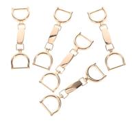 BESTonZON Boucles de Chaussures en Alliage Or, Légères et Pratiques, Lot de 5 Pièces pour Décoration DIY de Chaussures et Paquet