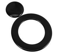 BESTonZON Cache Brûleur pour Cuisinière à Gaz en Fer Solide Ajustement Précis Style Poli Élégant Lot de 1 Set de Set et Usage Domestique